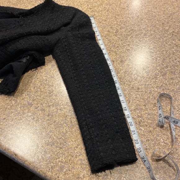 Zara Woman Black Jacket Blazer Size Medium - Picture 10 of 12